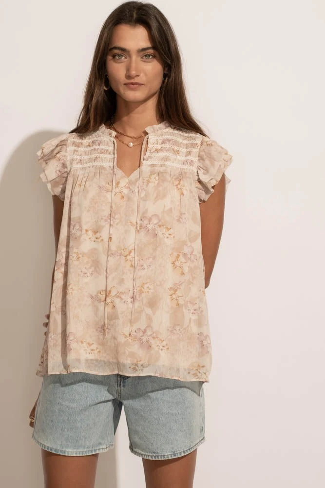 JACQUIE THE LABEL Tops Carina Floral Blouse 6 JACQUIE THE LABEL Tops Carina Floral Blouse