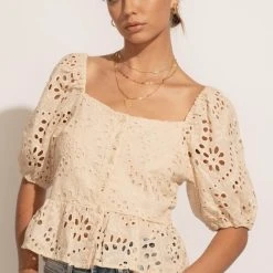 Flying Tomato New Arrivals Gracie Peplum Top