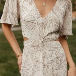 LOVE STITCH Clothing Illustrated Brixton Maxi Dress Dresses