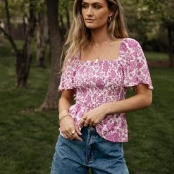 LOVE STITCH Clothing Illustrated Alice Peplum Top 16 LOVE STITCH Clothing Illustrated Alice Peplum Top