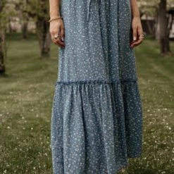 LAKE FLOWER FASHION New Arrivals Daniella Maxi Skirt In Blue 12 LAKE FLOWER FASHION New Arrivals Daniella Maxi Skirt In Blue