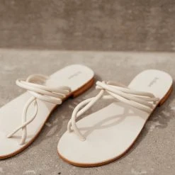 BEAST FASHION New Arrivals Adeline Sandals In Ivory
