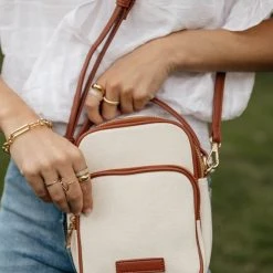 URBAN EXPRESSIONS New Arrivals Paris Canvas Bag In Brown