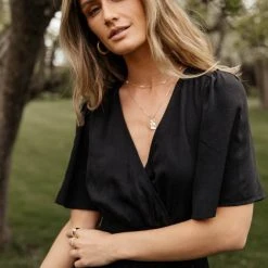 LOVE STITCH Clothing Illustrated Sariah Maxi Dress In Black 12 LOVE STITCH Clothing Illustrated Sariah Maxi Dress In Black