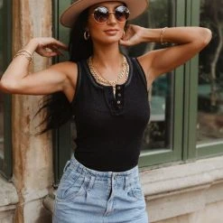 LA MIEL Waylon Ribbed Tank Top 46 LA MIEL Waylon Ribbed Tank Top