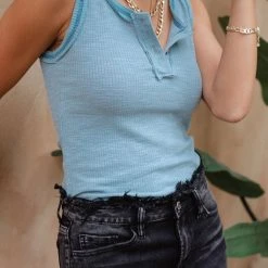 LA MIEL Waylon Ribbed Tank Top 50 LA MIEL Waylon Ribbed Tank Top