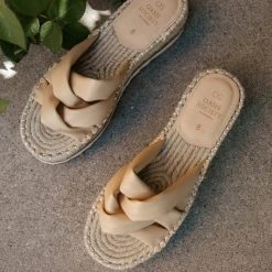 FREE SOUL/MIRACLE MILE Rebel Espadrilles In Nude New Arrivals