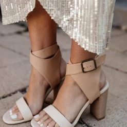 FREE SOUL/MIRACLE MILE Shoes Scarlett Color-Block Heels