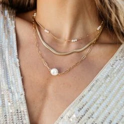 LA RADIANT VAL JEAN GLOBAL Jordanna Chain Necklace