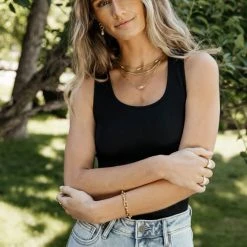 DYNAMIC FASHION Rylee Tank In Black New Arrivals