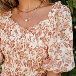 LUSH CLOTHING Dante Floral Top