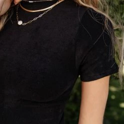 DYNAMIC FASHION Malia Cropped Top In Black New Arrivals