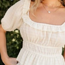 LUSH CLOTHING Nori Blouse In Cream New Arrivals 11 LUSH CLOTHING Nori Blouse In Cream New Arrivals