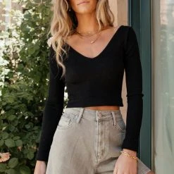 DYNAMIC FASHION Annika Ribbed Top In Black New Arrivals 12 DYNAMIC FASHION Annika Ribbed Top In Black New Arrivals