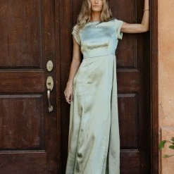WORUI New Arrivals Lucille Maxi Dress In Sage