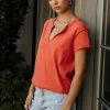 WORUI New Arrivals Marissa Tee In Orange 1 WORUI New Arrivals Marissa Tee In Orange