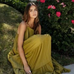Mustard Seed Henley Maxi Dress