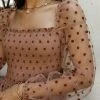 SEE AND BE SEEN Margo Polka Dot Dress In Brown New Arrivals 2 SEE AND BE SEEN Margo Polka Dot Dress In Brown New Arrivals