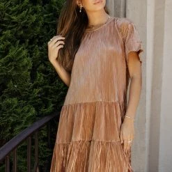 SEE AND BE SEEN Dresses Miriam Mini Dress In Mauve