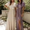 RICARICA New Arrivals Everleigh Maxi Dress In Lilac