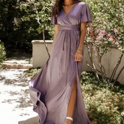 RICARICA New Arrivals Everleigh Maxi Dress In Lilac