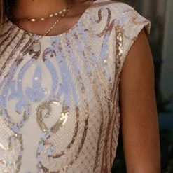 RICARICA Eloise Maxi Dress In Champagne New Arrivals