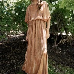 SEE AND BE SEEN New Arrivals Brooke Maxi Dress In Mauve