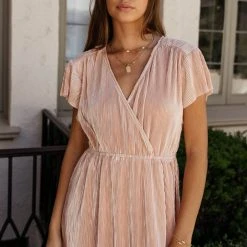 SEE AND BE SEEN Alessandra Dress In Pink