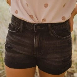 Denim Kancan Bernard Shorts - FINAL SALE