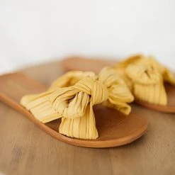 JP ORIGINAL Shaina Sandals In Mustard - FINAL SALE Shoes