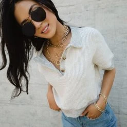 GINGER G Colson Sweater Top