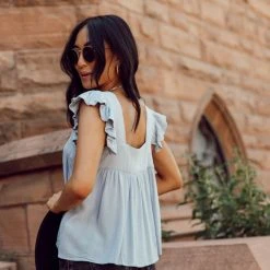 MILLIBON POLYMOND DK INC Milo Blouse In Rose - FINAL SALE Tops