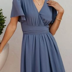 RICARICA PREORDER - Josie Maxi Dress In Slate Blue Preorders