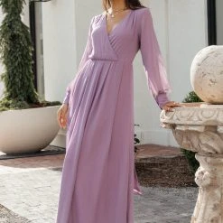 RICARICA PREORDER - Veronica Maxi Dress In Lilac