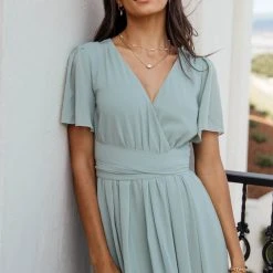 RICARICA PREORDER - Josie Maxi Dress In Sage