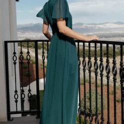 RICARICA PREORDER - Josie Maxi Dress In Emerald