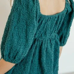 MILLIBON POLYMOND DK INC Brighton Top In Teal