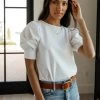 DOE&RAE Chelsea Top In White