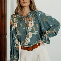 MILLIBON POLYMOND DK INC New Arrivals Jules Floral Blouse