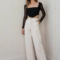 EDIT BY NINE Milan Cropped Top New Arrivals