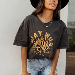 Tres Bien Stay Wild Graphic Tee New Arrivals
