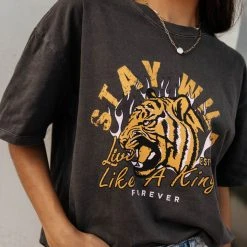 Tres Bien Stay Wild Graphic Tee New Arrivals