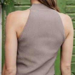 MISS LOVE Esmy Ribbed Tank In Mocha New Arrivals 11 MISS LOVE Esmy Ribbed Tank In Mocha New Arrivals