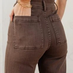 MIOU MUSE PREORDER - Darian Pants In Brown New Arrivals