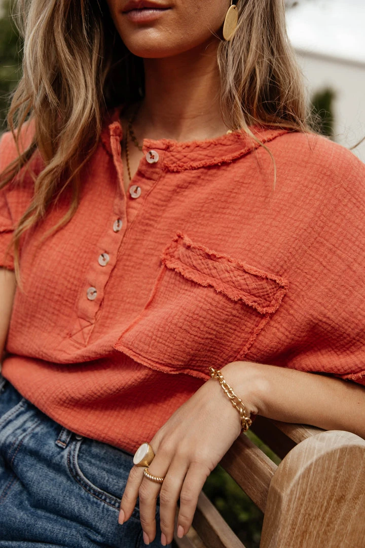 LA MIEL Tops Soraya Top In Orange 6 LA MIEL Tops Soraya Top In Orange