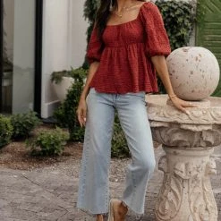 MILLIBON POLYMOND DK INC Brighton Top In Brick