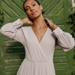 RICARICA Back In Stock PREORDER - Veronica Maxi Dress In Mauve