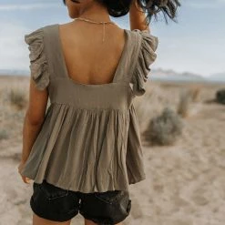 MILLIBON POLYMOND DK INC Milo Blouse In Rose - FINAL SALE Tops