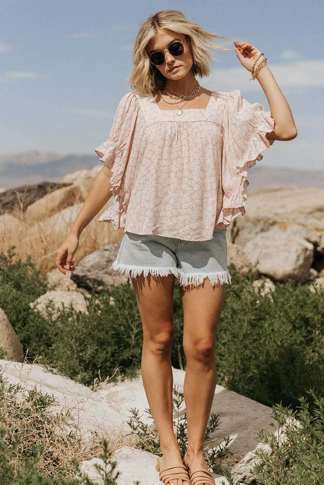 MILLIBON POLYMOND DK INC Rudy Floral Blouse - FINAL SALE 5 MILLIBON POLYMOND DK INC Rudy Floral Blouse - FINAL SALE