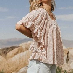 MILLIBON POLYMOND DK INC Rudy Floral Blouse - FINAL SALE